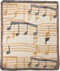 Music Stanzas Tapestry Throw